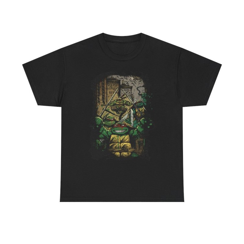 TMNT All Stars Retro T-Shirt | Vintage 80s Teenage Mutant Ninja Turtles Tee