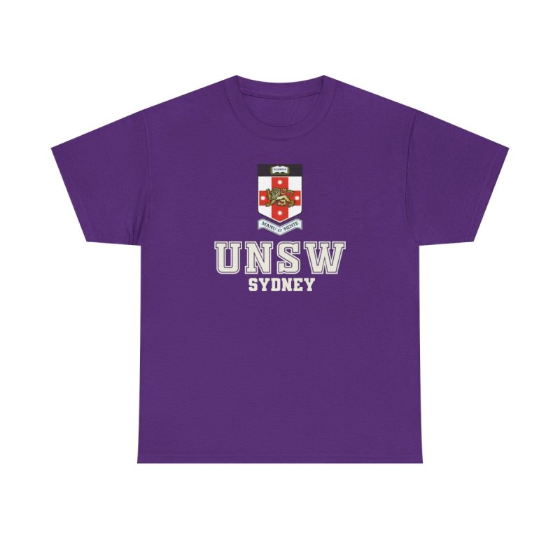 UNSW Sydney T-Shirt | University of New South Wales Collegiate Tee | UNSW Sydney Varsity Crest Shirt