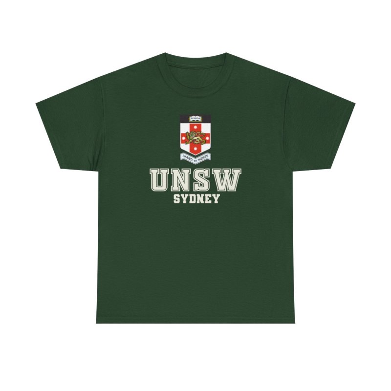 UNSW Sydney T-Shirt | University of New South Wales Collegiate Tee | UNSW Sydney Varsity Crest Shirt