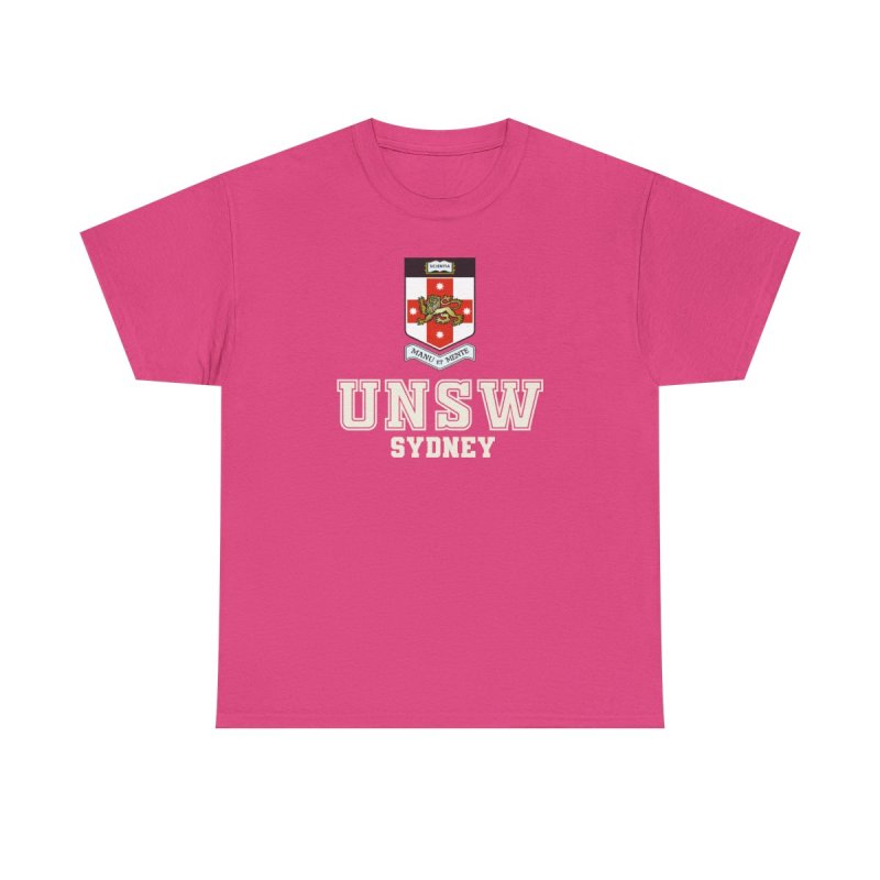 UNSW Sydney T-Shirt | University of New South Wales Collegiate Tee | UNSW Sydney Varsity Crest Shirt