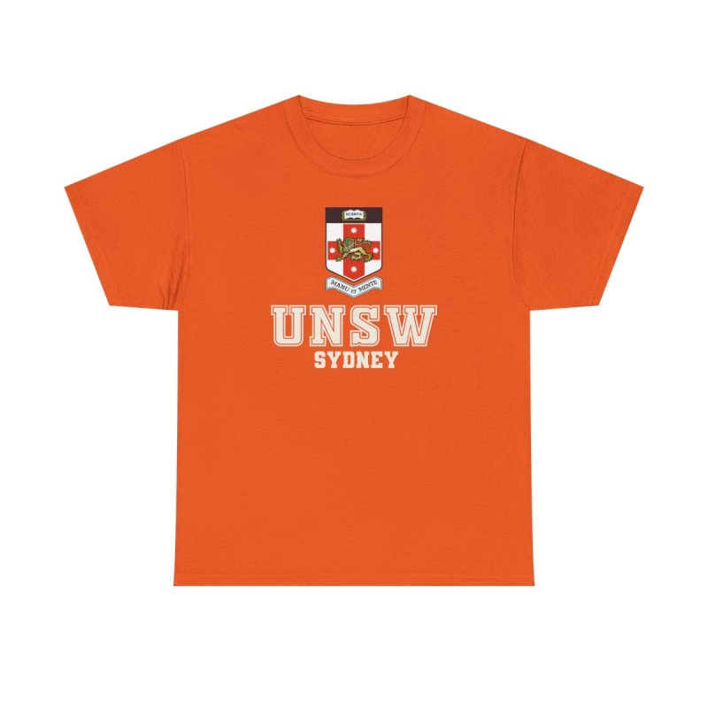 UNSW Sydney T-Shirt | University of New South Wales Collegiate Tee | UNSW Sydney Varsity Crest Shirt