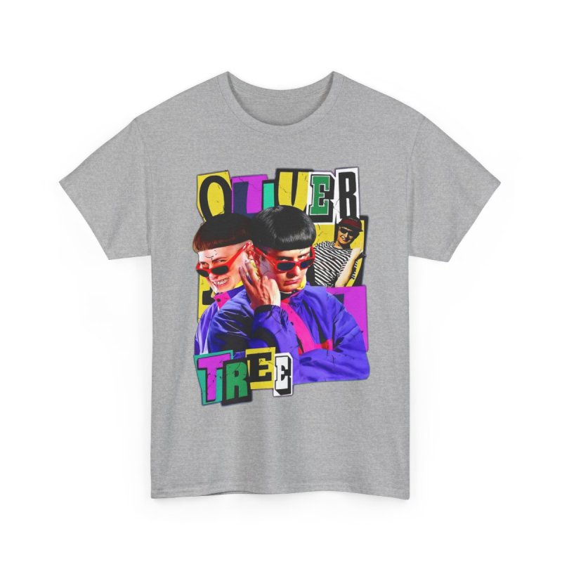 RIP Oliver Tree Tribute Fan Art Heavy Cotton Tee | Vintage 90s Aesthetic Bowl Cut Graphic T-Shirt