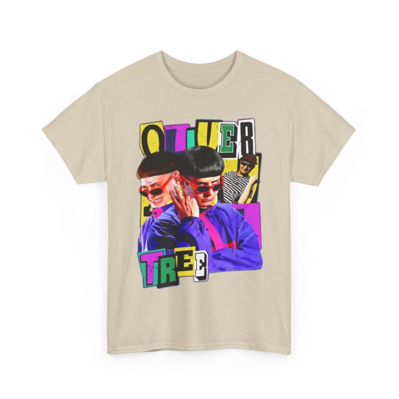 RIP Oliver Tree Tribute Fan Art Heavy Cotton Tee | Vintage 90s Aesthetic Bowl Cut Graphic T-Shirt