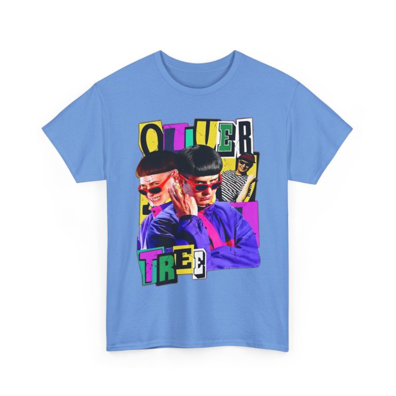 RIP Oliver Tree Tribute Fan Art Heavy Cotton Tee | Vintage 90s Aesthetic Bowl Cut Graphic T-Shirt