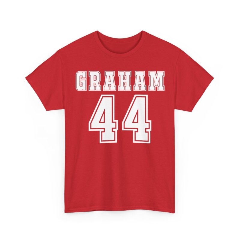 Off Campus Series Graham 44 Jersey Heavy Cotton Tee | Briar University Hockey Bookish Merch T-Shirt
