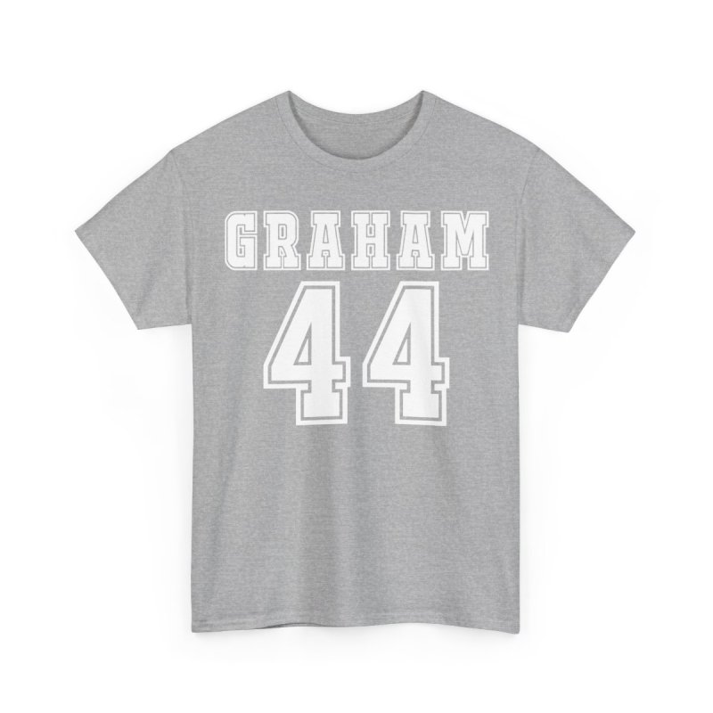 Off Campus Series Graham 44 Jersey Heavy Cotton Tee | Briar University Hockey Bookish Merch T-Shirt