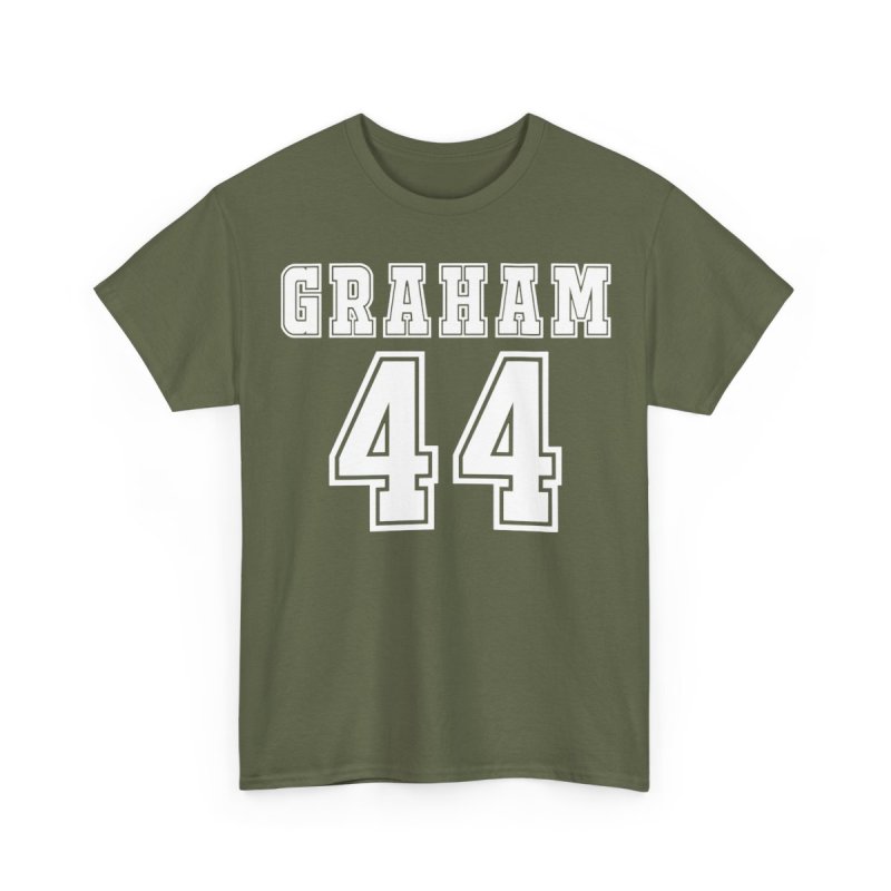 Off Campus Series Graham 44 Jersey Heavy Cotton Tee | Briar University Hockey Bookish Merch T-Shirt