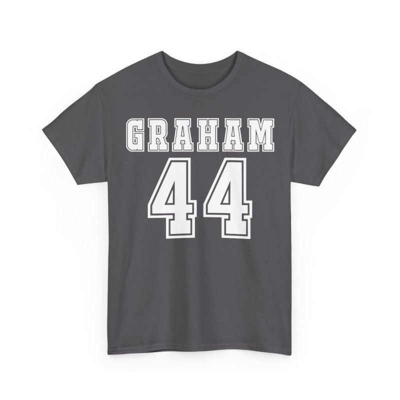 Off Campus Series Graham 44 Jersey Heavy Cotton Tee | Briar University Hockey Bookish Merch T-Shirt