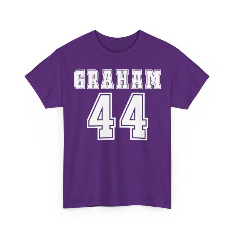 Off Campus Series Graham 44 Jersey Heavy Cotton Tee | Briar University Hockey Bookish Merch T-Shirt