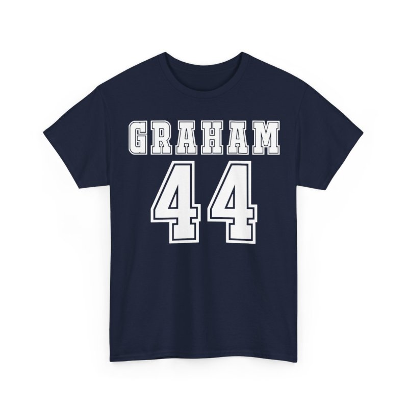 Off Campus Series Graham 44 Jersey Heavy Cotton Tee | Briar University Hockey Bookish Merch T-Shirt