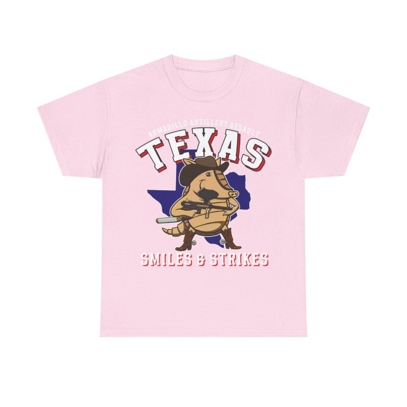 Texas Armadillo Paintball Squad T-Shirt | Funny Texas Paintball Tee | Armadillo Artillery Assault Graphic Shirt