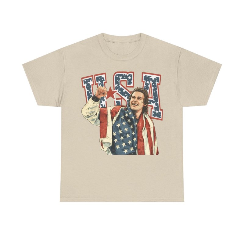 Jack Hughes USA Hockey T-Shirt | Missing Tooth Celebration Graphic Tee