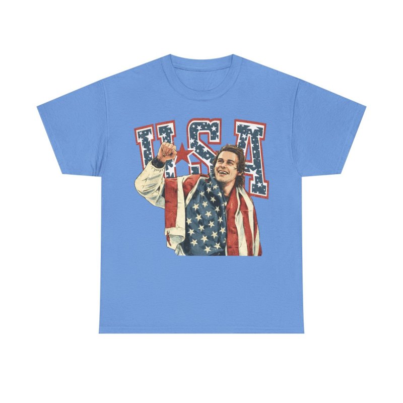 Jack Hughes USA Hockey T-Shirt | Missing Tooth Celebration Graphic Tee