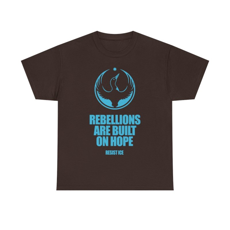 Minnesota Rebel Loon T-Shirt | Rebellions Are Built On Hope Graphic Tee | Resist ICE Social Justice Shirt