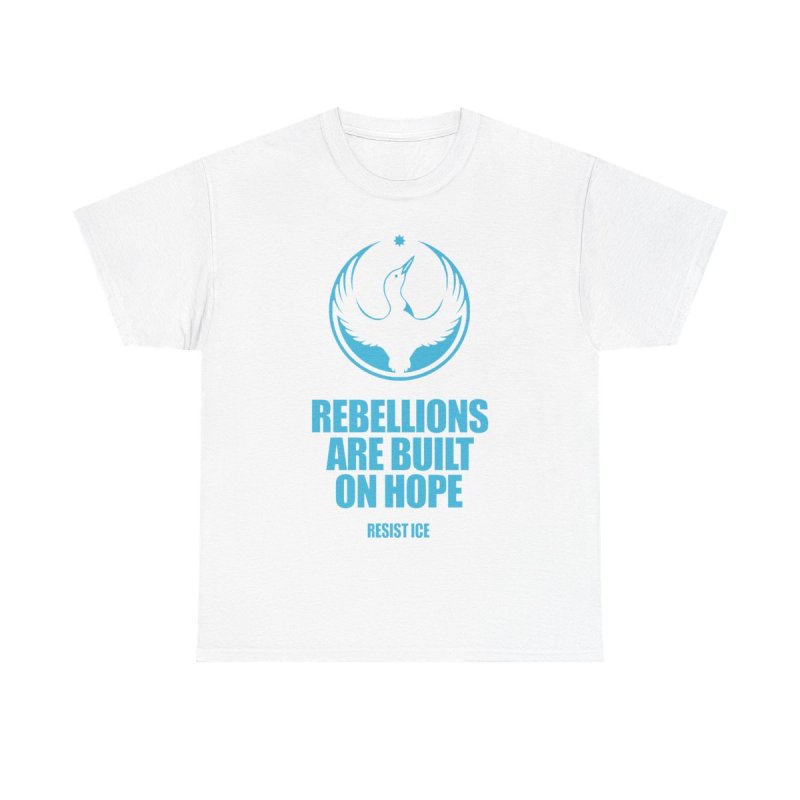 Minnesota Rebel Loon T-Shirt | Rebellions Are Built On Hope Graphic Tee | Resist ICE Social Justice Shirt