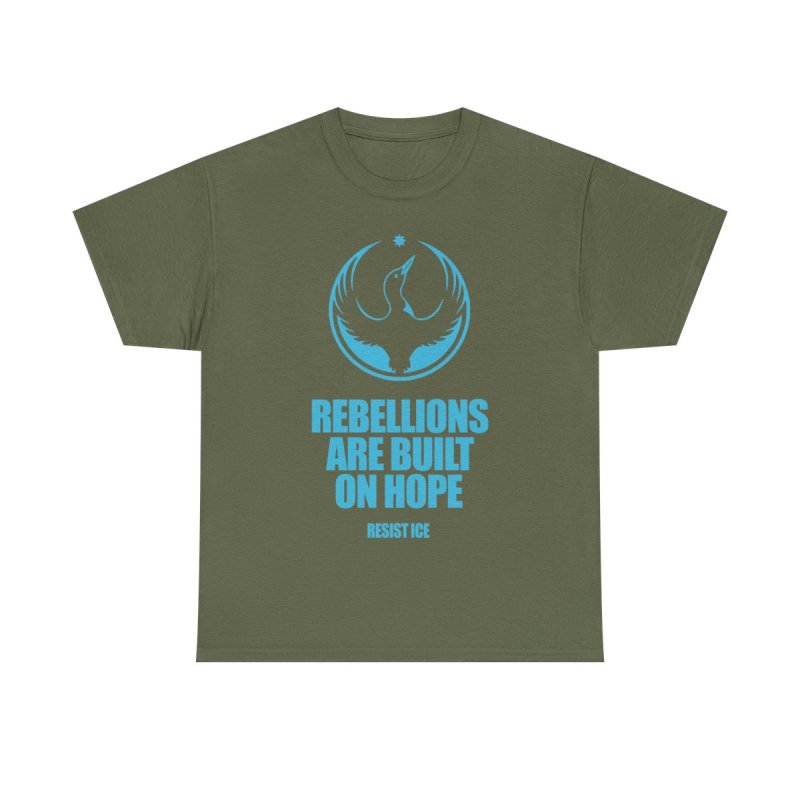 Minnesota Rebel Loon T-Shirt | Rebellions Are Built On Hope Graphic Tee | Resist ICE Social Justice Shirt