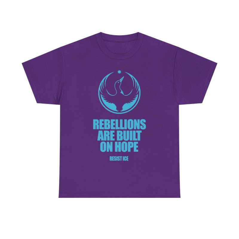 Minnesota Rebel Loon T-Shirt | Rebellions Are Built On Hope Graphic Tee | Resist ICE Social Justice Shirt