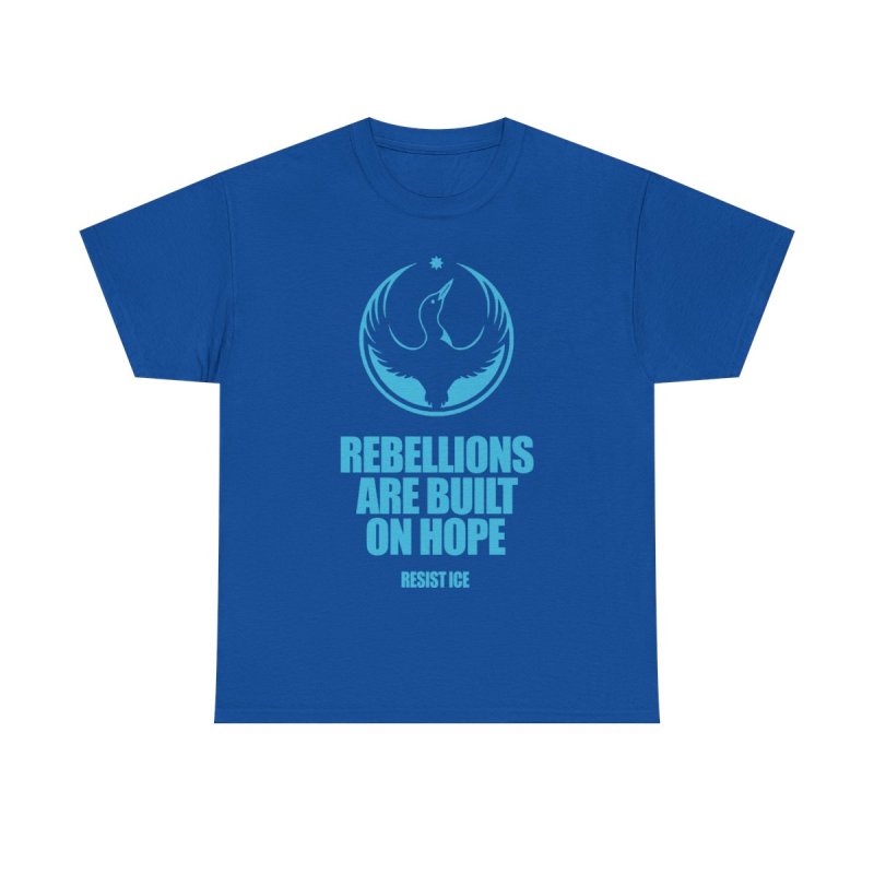 Minnesota Rebel Loon T-Shirt | Rebellions Are Built On Hope Graphic Tee | Resist ICE Social Justice Shirt