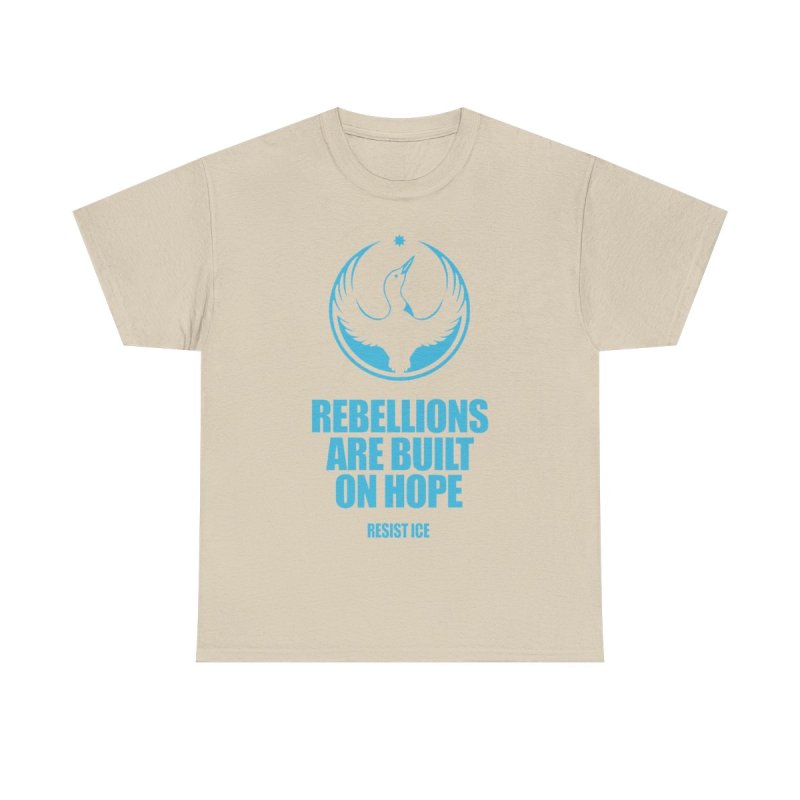 Minnesota Rebel Loon T-Shirt | Rebellions Are Built On Hope Graphic Tee | Resist ICE Social Justice Shirt