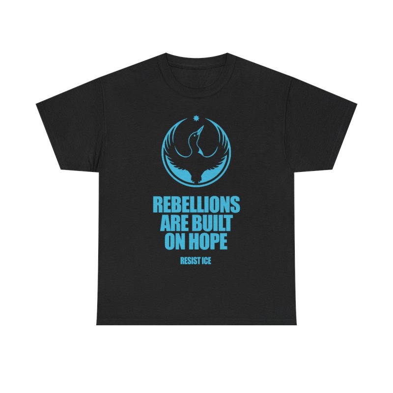 Minnesota Rebel Loon T-Shirt | Rebellions Are Built On Hope Graphic Tee | Resist ICE Social Justice Shirt