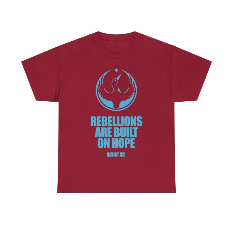 Minnesota Rebel Loon T-Shirt | Rebellions Are Built On Hope Graphic Tee | Resist ICE Social Justice Shirt