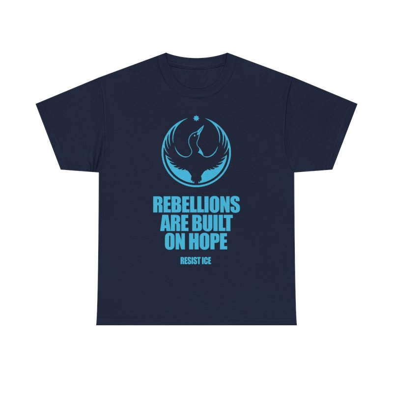 Minnesota Rebel Loon T-Shirt | Rebellions Are Built On Hope Graphic Tee | Resist ICE Social Justice Shirt