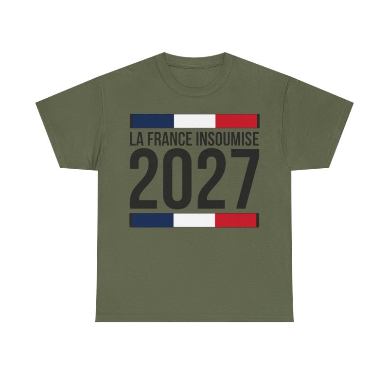 La France Insoumise 2027 T-Shirt | French Political Movement Graphic Tee | 2027 Presidential Election