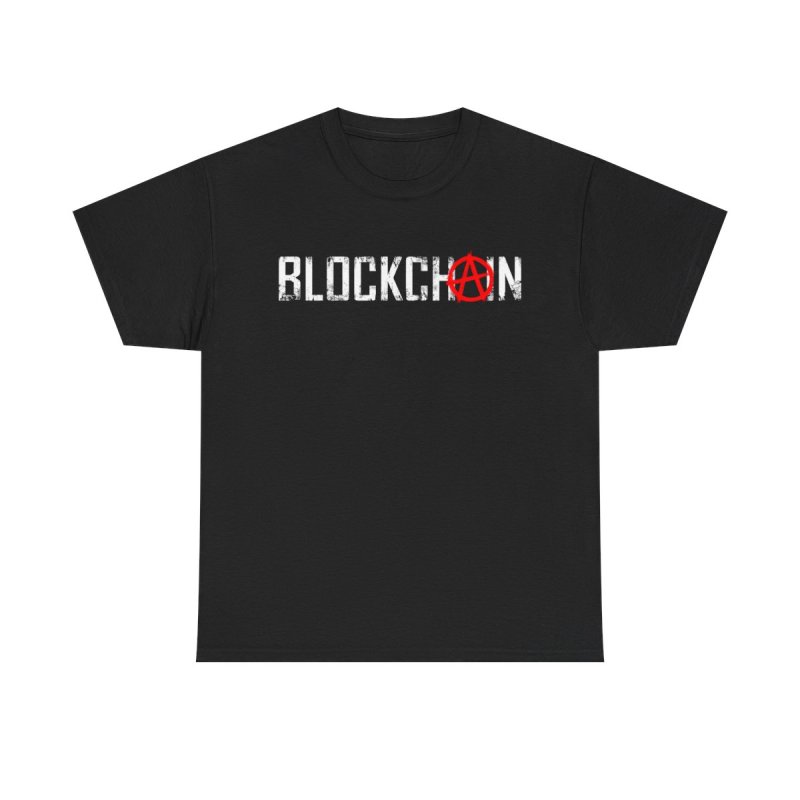 Blockchain Anarchist T-Shirt | Decentralization & Crypto-Libertarianism Tee