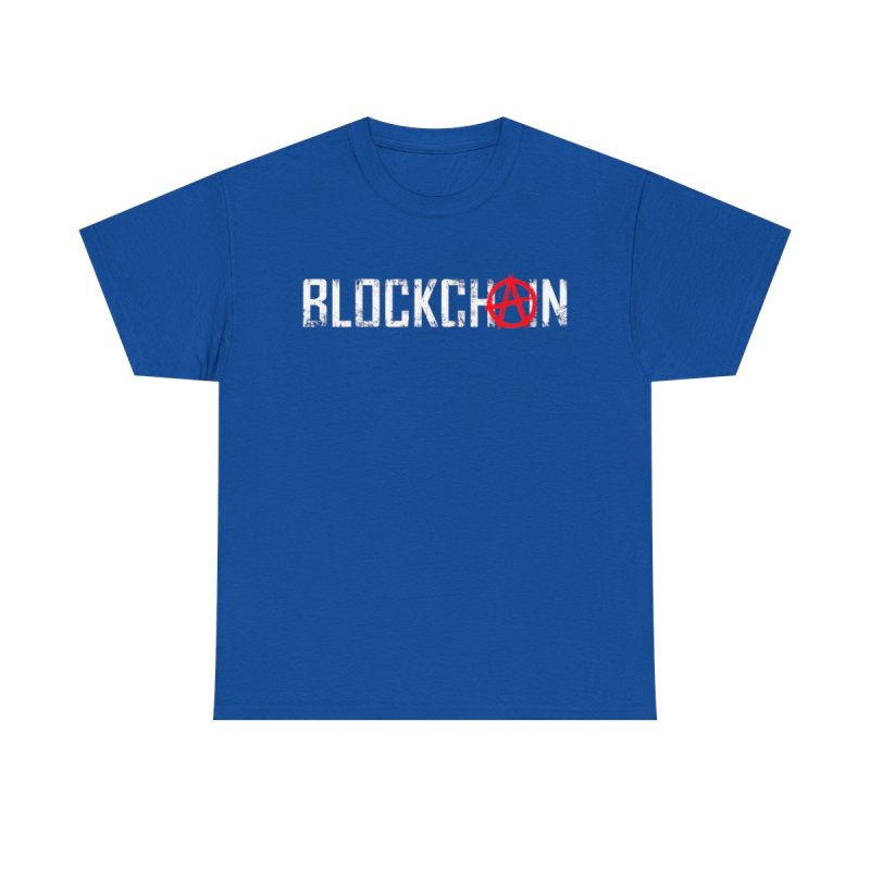 Blockchain Anarchist T-Shirt | Decentralization & Crypto-Libertarianism Tee