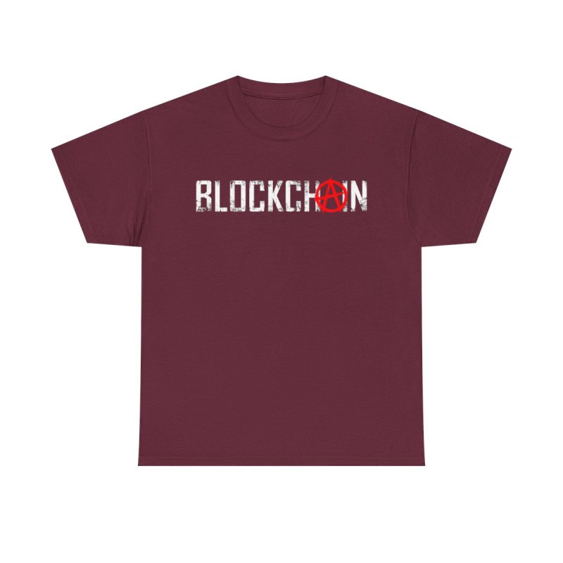 Blockchain Anarchist T-Shirt | Decentralization & Crypto-Libertarianism Tee