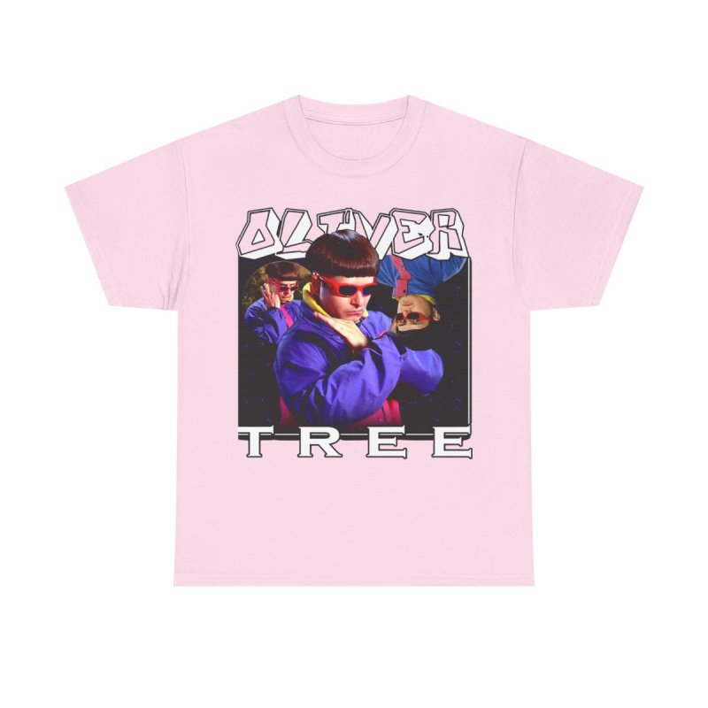 Oliver Tree Rip Heavy Cotton Tee | Vintage Bootleg Tour Aesthetic Graphic T-Shirt | Retro 90s Multi Angle Music Fan Apparel
