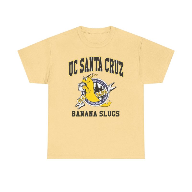 UC Santa Cruz Banana Slugs T-Shirt | UCSC Banana Slugs Shirt Pulp Fiction Style