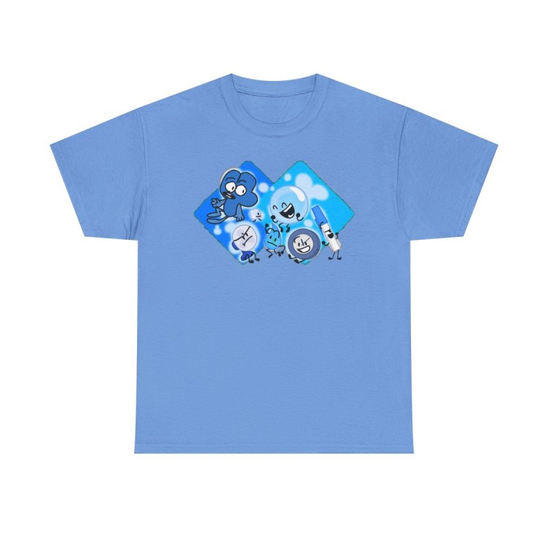 BFDI True Blue Friends T-Shirt | Battle for Dream Island Alliance Team Tee