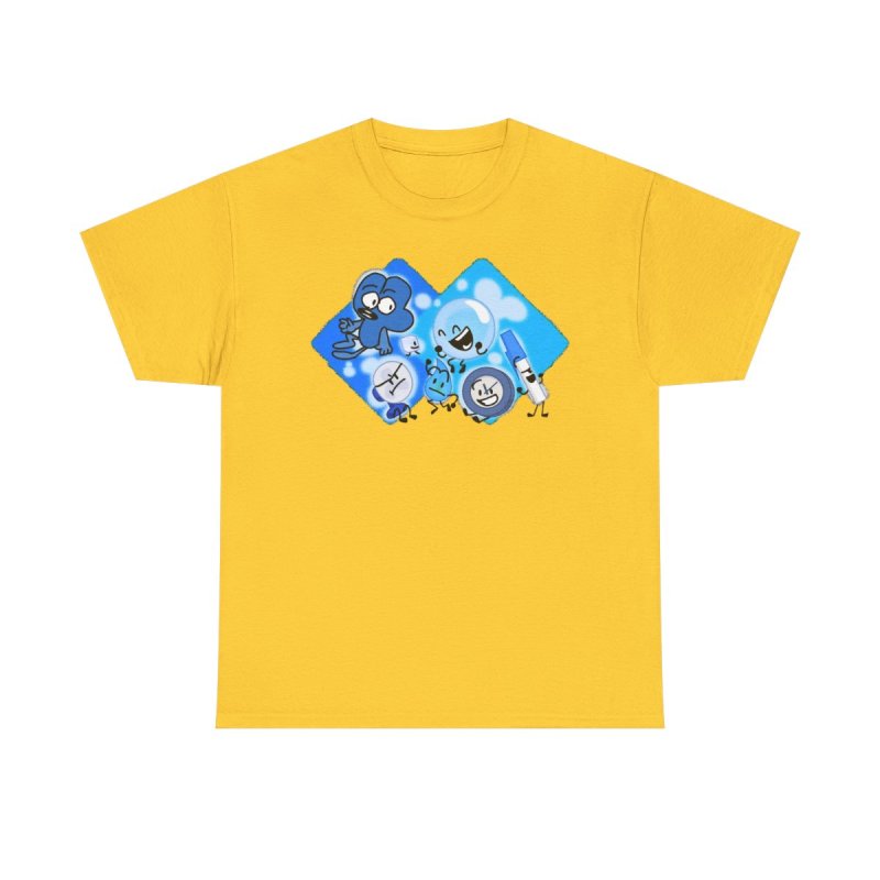 BFDI True Blue Friends T-Shirt | Battle for Dream Island Alliance Team Tee