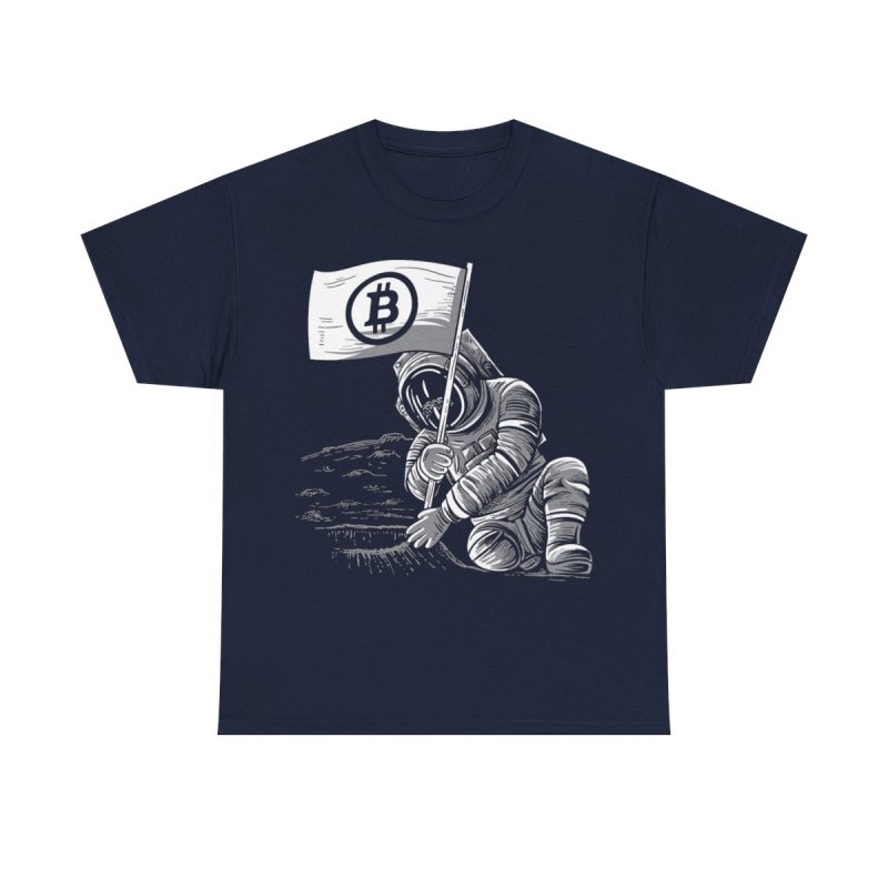 Bitcoin BTC Miner To The Moon T-Shirt | Cryptocurrency Mining & HODL Tee