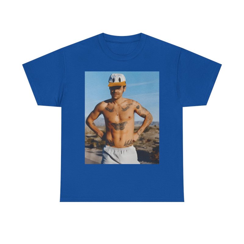 Harry Styles Retro Viral Fashion Portrait Graphic T-Shirt | Iconic Summer Aesthetic Pop Music Fan Apparel