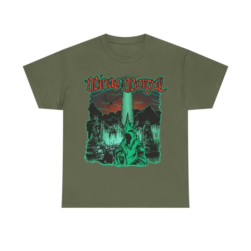 Morgul King T-Shirt | Minas Morgul Witch-king Apparel | Dark Fantasy Lord of the Rings Inspired Goth Metal Tee