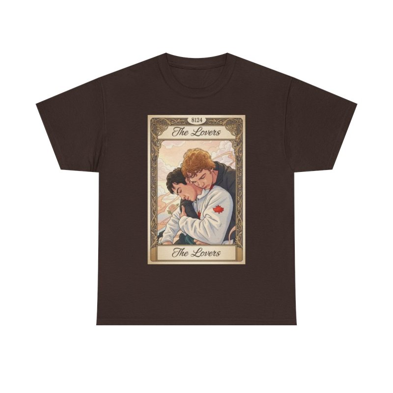 8124 The Lovers Tarot T-Shirt | Shane Hollander & Ilya Rozanov Hollanov Fan Apparel