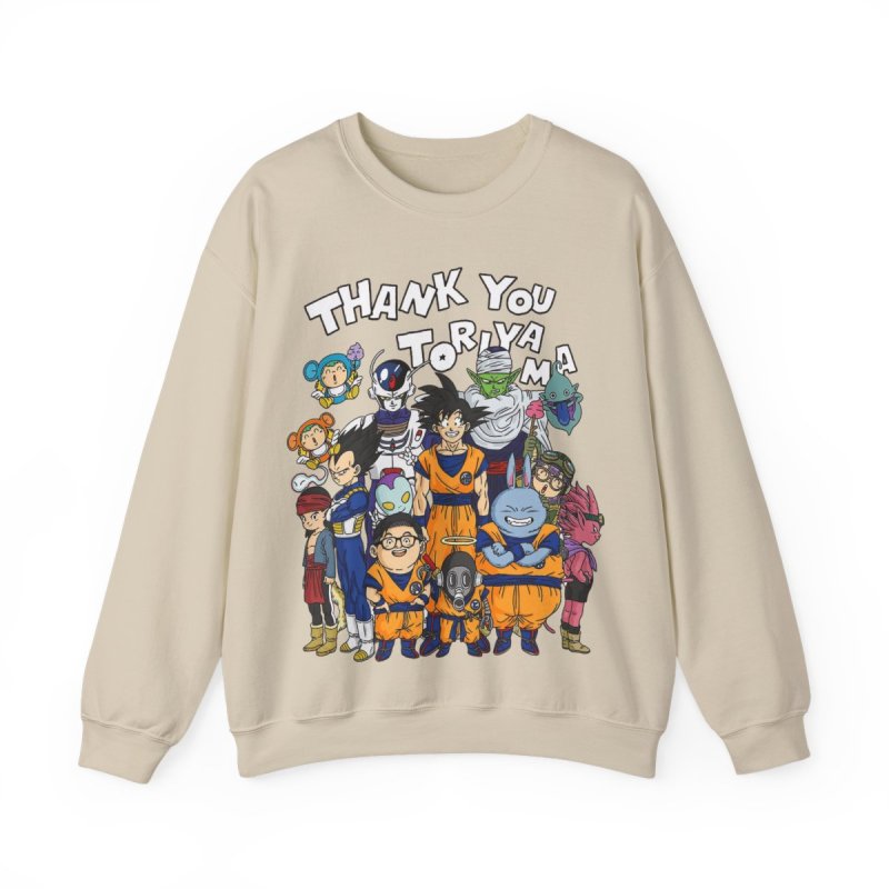 Thank You Sensei Commemorative Sweatshirt | Akira Toriyama Legacy Crewneck