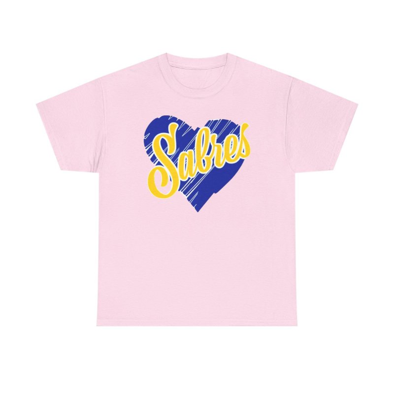 Buffalo Sabres Heart Script | NHL Buffalo Hockey Apparel