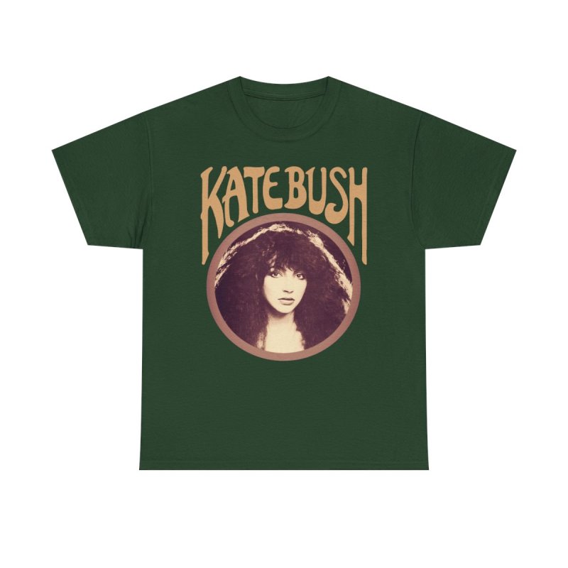 Kate Bush T-Shirt | 70s Vintage Portrait Graphic Tee | Ethereal Art-Pop Music Icon Shirt