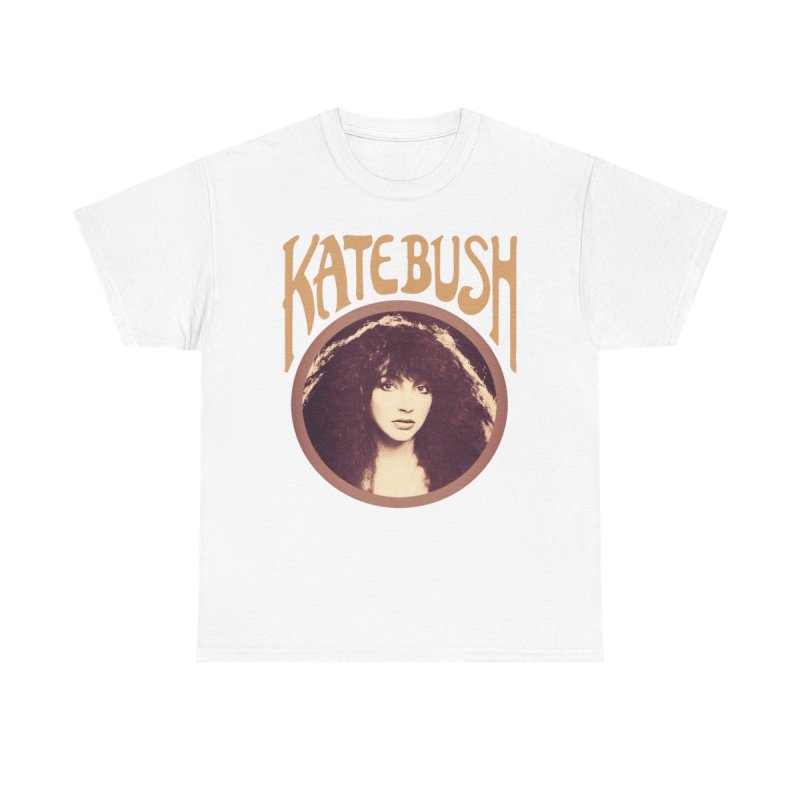 Kate Bush T-Shirt | 70s Vintage Portrait Graphic Tee | Ethereal Art-Pop Music Icon Shirt