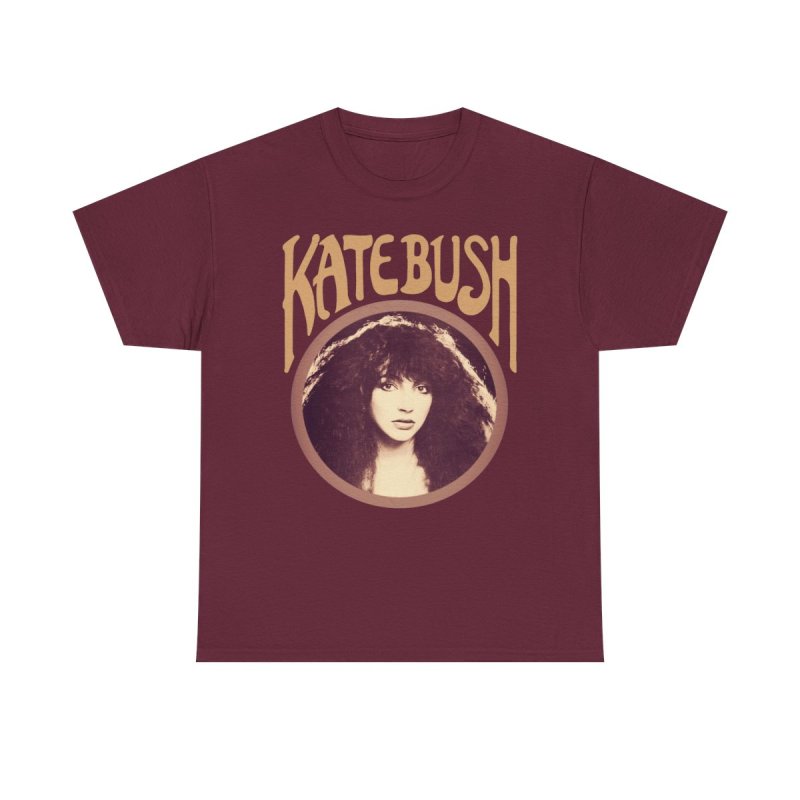 Kate Bush T-Shirt | 70s Vintage Portrait Graphic Tee | Ethereal Art-Pop Music Icon Shirt